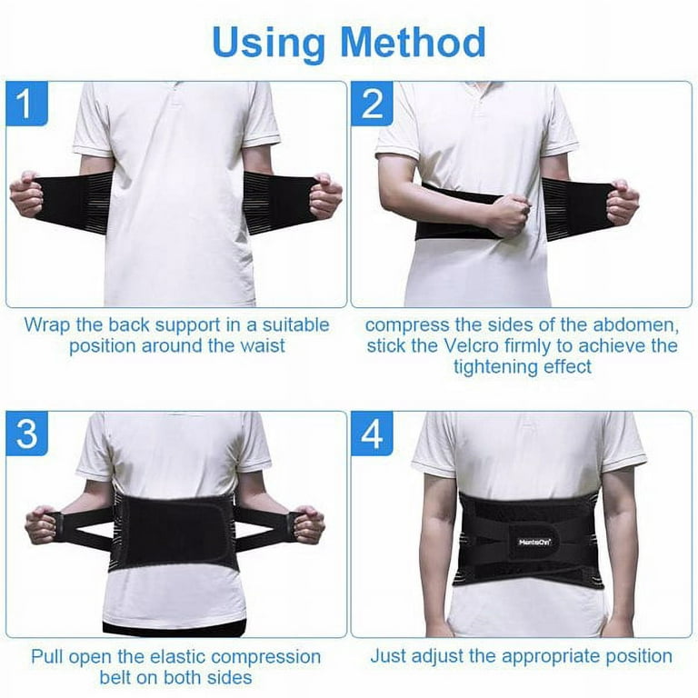Sparthos Sacroiliac Si Hip Belt [Size Regular - Black] Lumbar Support Pillow