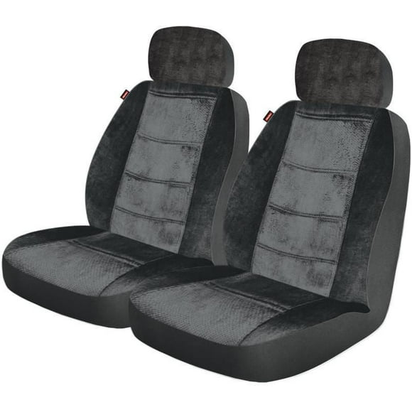 Who-Rae Housse de siège Crown Velour, gris