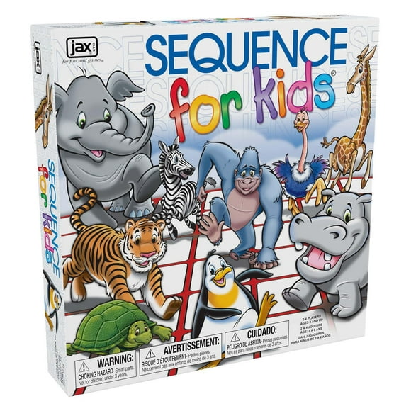 JAX Sequence for Kids Board Game, Classic SEQUENCE...for kids!