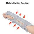 thumbnail image 1 of LJNYFDC Adjustable Wrist Support Brace Sprained Wrist Brace Breathable Adjustable Compression Left and Right Hand Arthritis Pain Relief Wrist Stabilizer Recovery, 1 of 7