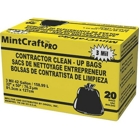 7Bshl Gallon Contractor Bag PRIMROSE PLASTICS Trash & Yard Bags 37767