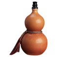 thumbnail image 2 of Botella de vino de calabaza, cerámica, portátil, decoración del hogar, bebidas chinas Vino Vino Gourd Hu Lu Gourd Ornament para la decoración del agua Matt Brown, 2 of 8