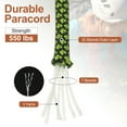 thumbnail image 3 of Uxcell Paracord, Parachutes Cord Spool Survival Strong Rope String for Camping Hiking Fish Green/Black, 3 of 7