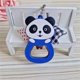 thumbnail image 2 of Lindo Panda Panda de Goma Llavero de Coche Panda de Dibujos Animados Abridor de Botellas de Cerveza de Silicona Llavero de Conductor de Vino (Color : Azul oscuro), 2 of 2