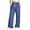 Dark Blue, variant on CaiJunJia Women's Baggy Sweatpants Casual Wide Leg Drawstring Athletic Fit Lounge Joggers Pants Trousers with Pockets