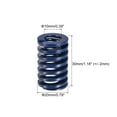 thumbnail image 2 of Unique Bargains Die Spring 5 Pack 20mm OD 30mm Long Spiral Stamping Light Load Compression Die Springs, Blue, 2 of 5