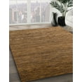 thumbnail image 2 of Ahgly Company Indoor Square Abstract Bronze Brown Abstract Area Rugs, 8' Square, 2 of 6