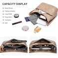 thumbnail image 4 of Crossbody Bags for Women Hobo Bag Vegan Leather Shoulder Purse Bucket Handbags with Adjustable Guitar Strap, 4 of 6