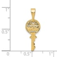 thumbnail image 3 of 14K Polished Key Charm in 14k Yellow Gold, 3 of 3