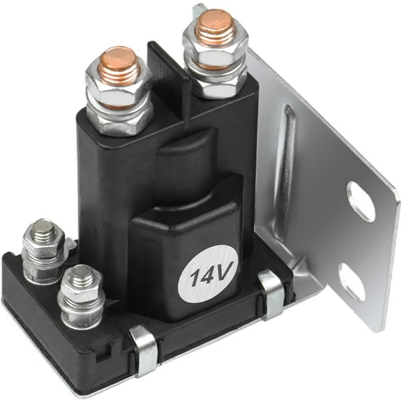 14V Golf Cart Solenoid Compatible with EZGO TXT Gas Golf Cart 1994-Up 4 Terminal Solenoid Replace 27153G01, 612813