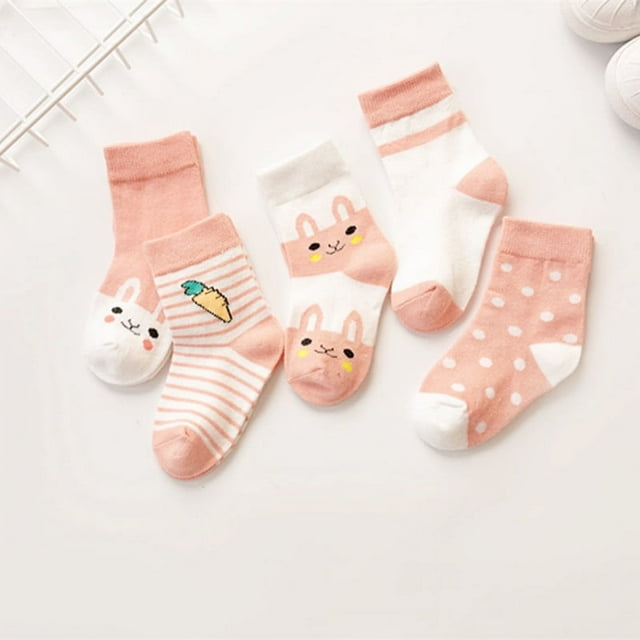 Calcetines de algodón para bebés, niños y niñas, de primavera y otoño, calcetines para bebés, calcetines de dibujos animados bonitos para recién nacidos