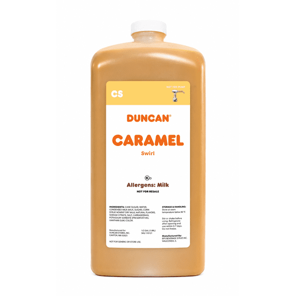 DUNCAN DONUTS CARAMEL FLAVOR SWIRL 64fl oz