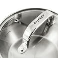 thumbnail image 5 of BergHOFF Belly Shape 18/10 Stainless Steel 6.25" Sauce Pan with Glass Lid, 1.5qt., 5 of 6