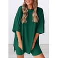 thumbnail image 3 of Conjunto Coordinado PRETTYGARDEN Camisa Oversized y Shorts Biker Talla L, 3 of 5