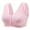 Pink, variant on Utoimkio Plus Size Wireless Bras for Women Front Closure Push Up Bras for Women No Underwire Comfort Breathable Everyday Bras