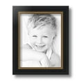 thumbnail image 2 of ArtToFrames 7x9 inch Black Velvet with Gold Picture Frame, Black MDF Poster Frame (4690), 2 of 7
