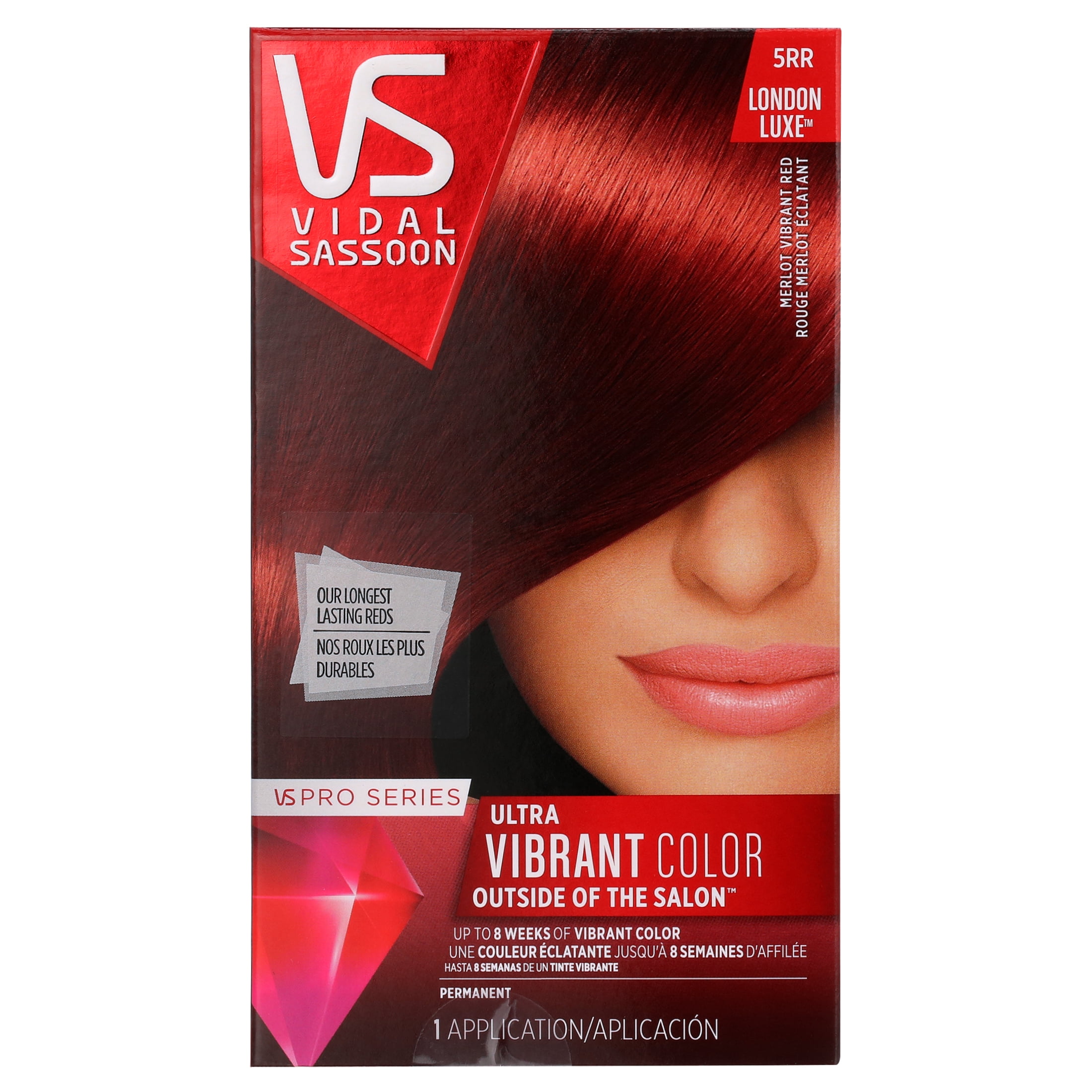 Vidal Sassoon Pro Series Permanent Hair Dye Ultra Vibrant Hair Color ...