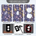 thumbnail image 5 of Switch Panel Switch Decoration 2.76x4.53x0.28 Inches Unused Outlet Cover Switch Plate Wall Plates Living Room Kitchen Bedroom Study Switches Elephant Giraffe, 5 of 8