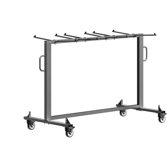Heavy-Duty Folding Chair and Table Cart with Wheels - Holds 42 Chairs or 12 Tables, 400lb Capacity