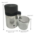 thumbnail image 2 of Distillateur d'Eau 1 Gal, Machine de Distillation d'Eau Pure en Acier Inoxydable 110 V, 2 of 10