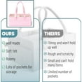 thumbnail image 4 of Mr. Pen- Baby Diaper Caddy Organizer, Pink with Star Pattern, Car Diaper Caddy, Baby Caddy Organizer, Portable Diaper Caddy, Diaper Organizer for Changing Table, 4 of 7