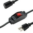 thumbnail image 3 of MYG Interrupteur en Ligne 16A/25A 250V/125V Interrupteur Marche/arrêt Robuste Rallonge, 3 of 7