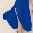 thumbnail image 2 of EDFBUYKRS Female Skirts Womens Fall Skirts 2026 Petite Women Fashion Solid Casual Elegant Ruffled High Waist Long Sport Dress, 2 of 8