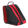 thumbnail image 4 of Bolsa para patines en línea con correa para el hombro, bolsa de transporte, bolso de mano con ruedas Rojo, 4 of 9