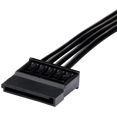 thumbnail image 2 of Molex IDE 4 Pin Male to 15 Pin Female SATA Power Converter Adapter Cable Hard Drive HDD SSD Power Extension Cable,6 Pack, 2 of 5