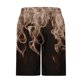 thumbnail image 4 of Pantalones Cortos de Cintura Elástica para Hombre con Bolsillos Pantalones Cortos de Longitud de Rodilla con Impresión de Llama, Pantalones de Playa Casuales con Cordón Elástico, 4 of 7