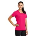 thumbnail image 4 of Sport-Tek Ladies PosiCharge Tough Tee-XS (Pink Raspberry), 4 of 6