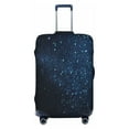 thumbnail image 2 of Goofa Blue Glitter Retro Pattern Luggage Covers For Suitcase,Suitcase Cover Protector Fit 18-32 Inch Luggage-Small, 2 of 9