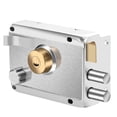 thumbnail image 3 of Cerradura de puerta exterior con cerradura antigua de acero inoxidable para dormitorio, cerradura de puerta antirrobo, cerradura de puerta de madera, cerradura de puerta de tres seguridad., 3 of 5