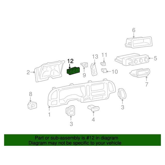 GM 19168766 Switch Asmtrfer Case Shft Cont