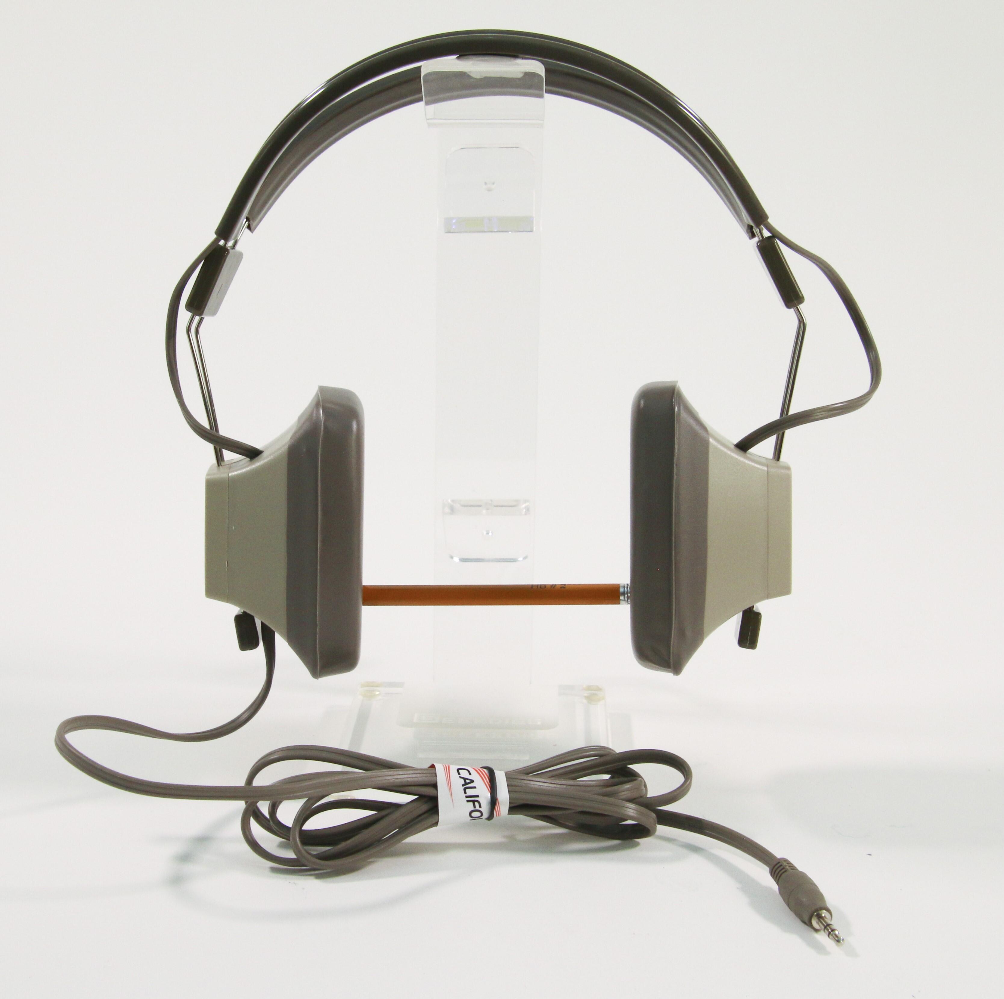 Califone EH-3SV Explorer Binaural Headphones, Light Grey/Beige - image 2 of 2