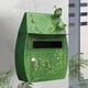 thumbnail image 3 of Buzones de pared vintage, buzón estilo retro con cerradura, buzón vertical Verde, 3 of 9