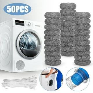 100 pcs Washing Machine Lint Trap Mesh Tie Washer Filter Drain Hose Screen  Snare