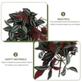 thumbnail image 5 of MIPCASE Red Rattan Hanging Decoration, 1 Piece Plastic Simulated Wall Ornament for Stylish Home and Party Decor, 5 of 8