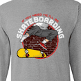 thumbnail image 4 of Inktastic Skateboarding for Skater Long Sleeve T-Shirt, 4 of 5