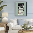 thumbnail image 2 of Stupell Industries Beach Trip Vintage Camera Black Framed Floater Canvas Wall Art design by Annabelle Hall, 31 x 25, 2 of 9