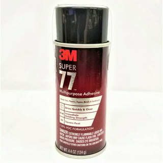 Scotch Super 77 Multi-Purpose Spray Adhesive, 13.5 oz, Clear