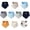Blue, variant on Baby Muslin Bandana Bibs Baby Drool Bibs 8Pack 100% Cotton Ultra Soft Super Absorbent Bandana Bibs for Unisex Boys Girls for Teething and Drooling