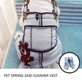 thumbnail image 2 of sweethay ropa para mascotas accesorio de ropa universal adorable interesante primavera verano chaleco para perros adorno de vestir azul oscuro / Type3 NO3, 2 of 6