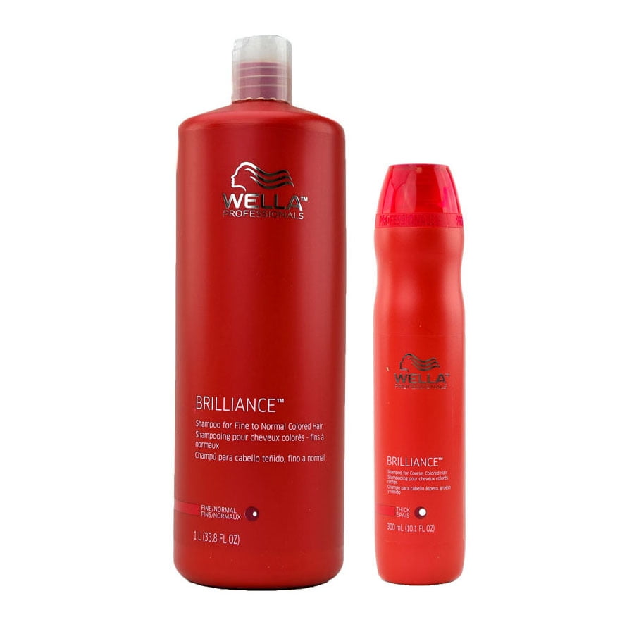 Wella Brilliance Shampoo, For Fine To Normal Colored Hair By Wella 33.8 Oz Shampoo Wella Brilliance Shampoo, For Fine To Normal Colored Hair By Wella 33.8 Oz Shampoo
