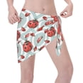 thumbnail image 3 of Kll Insects Print Women'S Sarong Coverups Short Bathing Suit Wrap Skirt Beach Wrap Swimsuit Cover Ups, 3 of 7