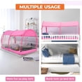 thumbnail image 2 of Carpa con Dosel para Cama Completa Alvantor con Mosquitero Negra, 2 of 9