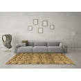 thumbnail image 3 of Ahgly Company Indoor Rectangle Abstract Brown Modern Area Rugs, 2' x 4', 3 of 4