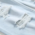thumbnail image 6 of DDAPJ pyju Vintage Ripped Frayed Jeans for Men Personality Patch Slim Fit Jeans Distressed Destroyed Slim Fit Jeans Lightweight Stretchy Soft Jeans, 6 of 9