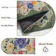 thumbnail image 6 of 6x9 Area Rugs for Living Room, Green Boho Flower Non Slip Area Rugs for Kitchen Bedroom Entryway, Spring Watercolor Country Floral Plant Washable Carpet Runner Rug Floor Mats for Bedroom Home Decor, 6 of 8