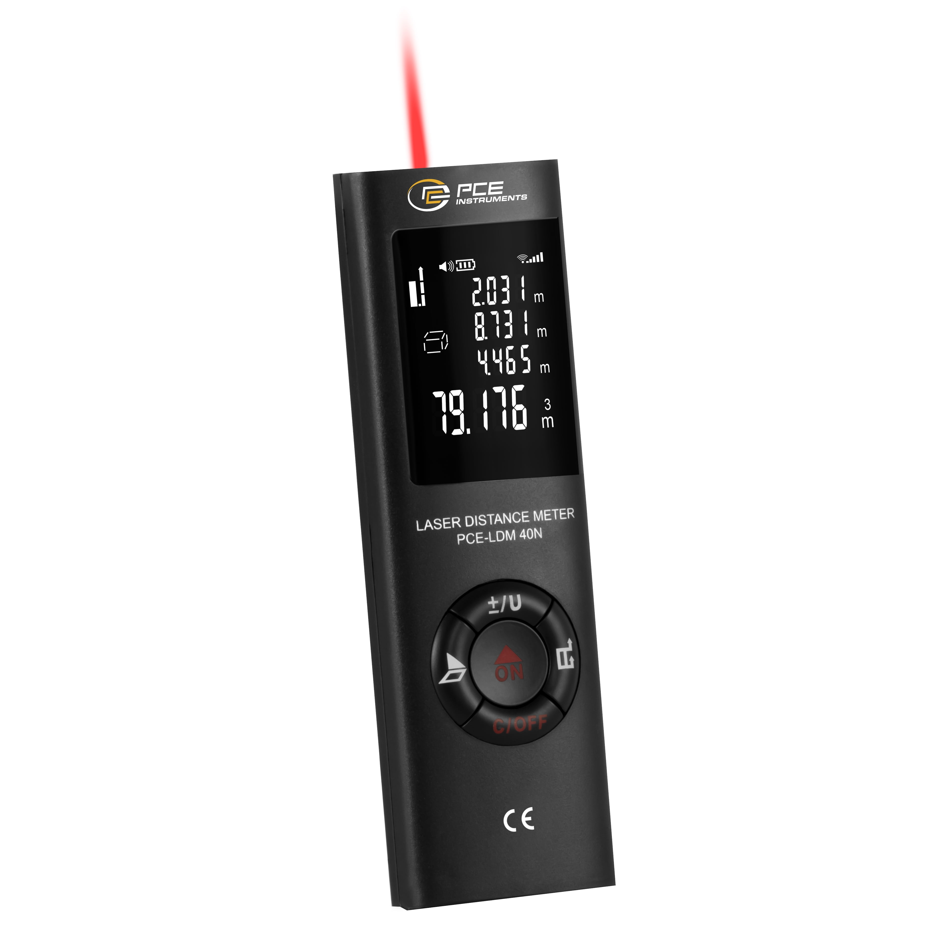 HOTO 98ft Laser Measuring Tool, Digital Laser Distance Tape, ¬±2mm